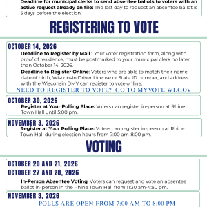 Important Election Dates